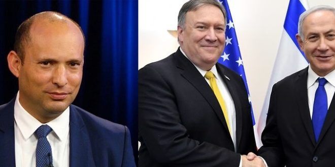 Pompeo Blesses Bennett and Netanyahu�s Policies On Settlement Expansion and Land Annexation