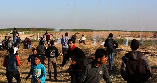 France stresses Palestinians� right to peacefully demonstrate