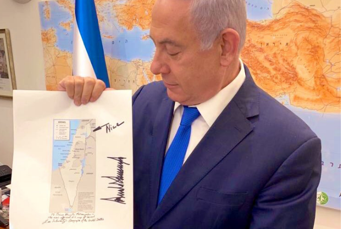 US sends new map of Israel, including Golan, as gift to Netanyahu