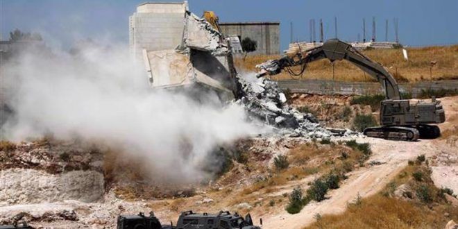 Israel demolishes more Palestinian homes in occupied West Bank