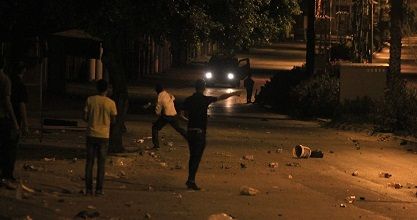 Four Palestinians nabbed in violent clashes in eastern Ramallah
