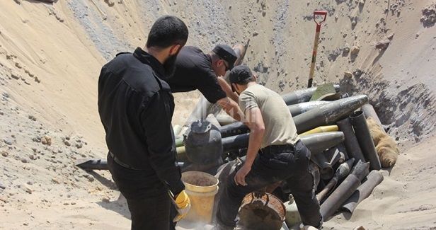 Gazan child injured by leftovers of Israeli war arsenal