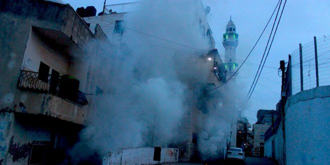 Study: Aida refugee camp in Bethlehem is the most area exposed to teargas in the world