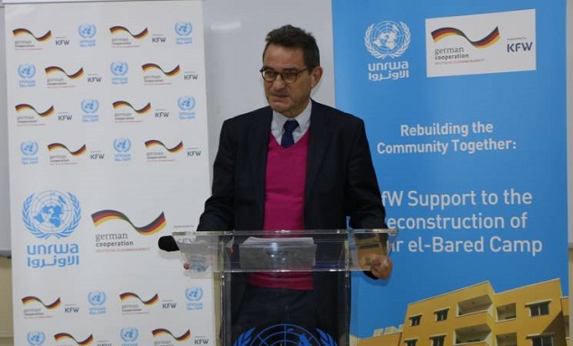 Rebuilding the Community Together. UNRWA and Germany announce a new contribution of EUR 21 million for further reconstruction of NBC