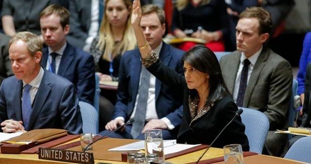 Trump warns UN members of voting against his decision on J�lem