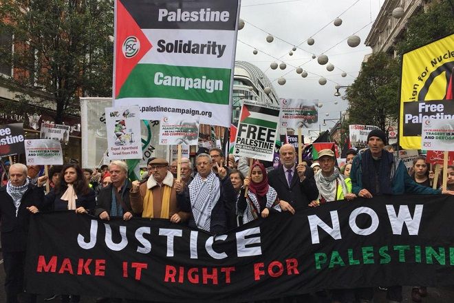 Balfour and supporters of Palestine in London- a historical perspective