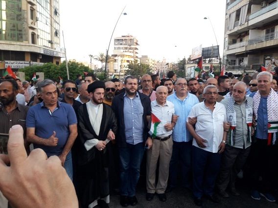 DFLP participates in the great Lebanese-Palestinian mass march in Sidon