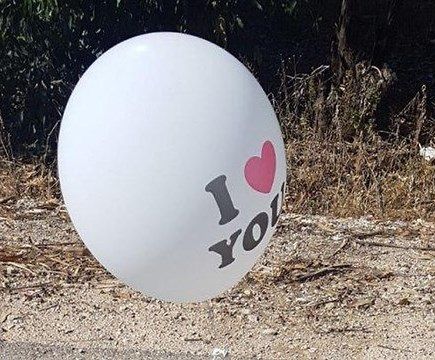 Explosive balloon lands in Negev area