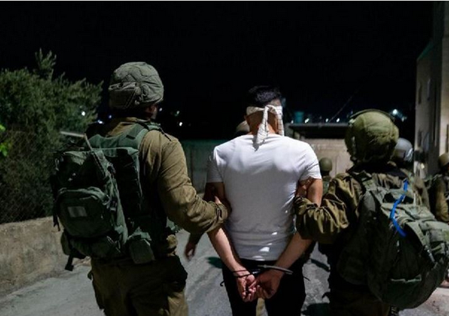 IOF arrests 12 Palestinians in West Bank raids