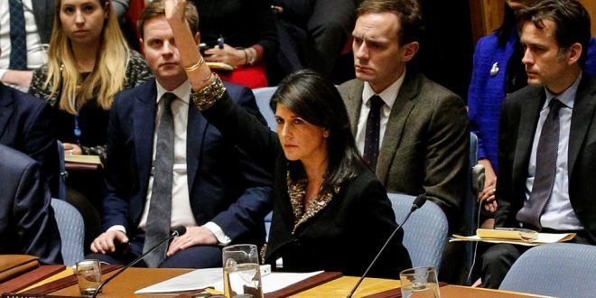 Haley: Palestinians� right of return should be �off the table�