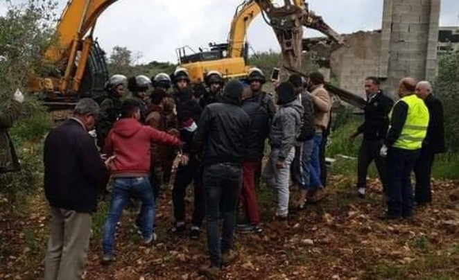 IOF demolish two homes in Jenin