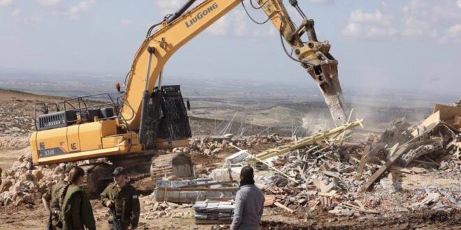 Israel demolishes over 50 Palestinian structures in two weeks: OCHA