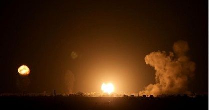 Dawn air raids rock Gaza, resistance responds