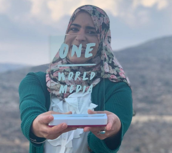 The strength of a Palestinian woman's voice