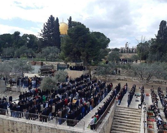 Palestinians gather at Al-Aqsa to mourn New Zealand victims