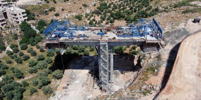Israeli settlers bulldoze Palestinian land to build road connecting West Bank settlements