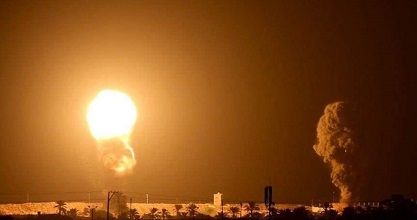 Israeli airstrike targets observation post in southern Gaza