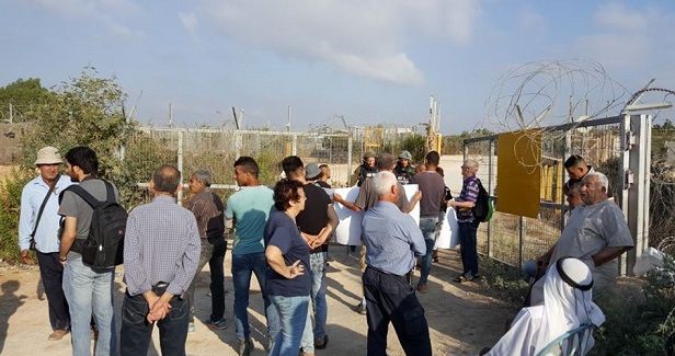 Tulkarem farmers protest Israeli restrictions on accessing lands