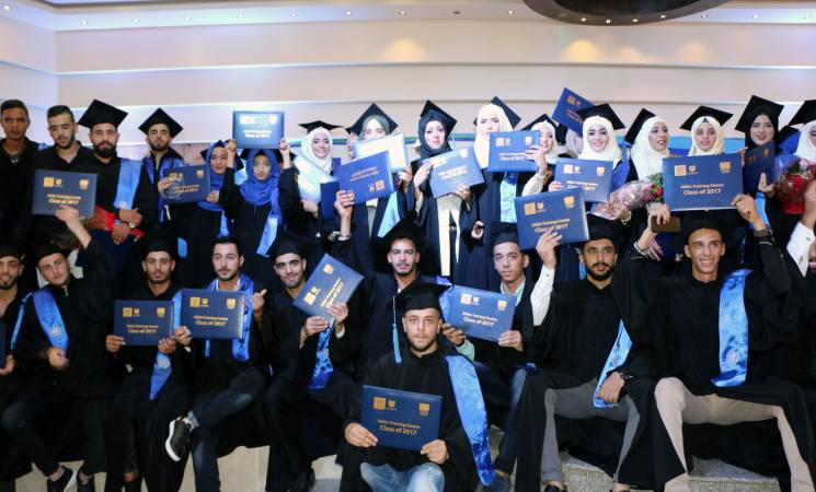 Over 100 Students from the Class of 2017 at the Siblin Training Centre North Campus Graduate with the support of UNRWA and the European Union