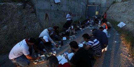 Solidarity as IOF impose more restrictions on Palestinian family behind the wall