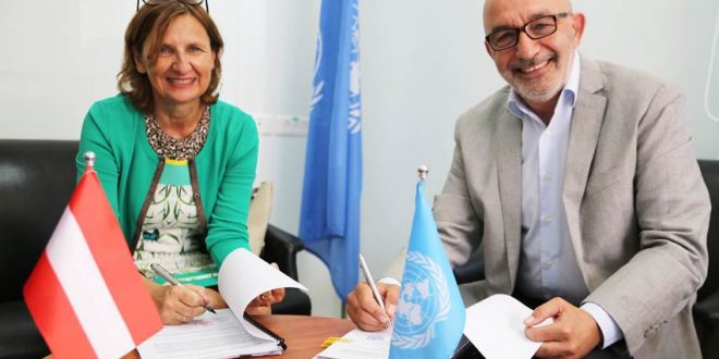 Austria signs 7.7 mln agreement to support UNRWA, Syria Regional Crisis emergency appeal