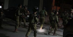 IOF raid emergency committees in Hizma, assault workers