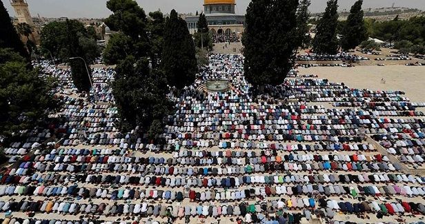The first Friday Prayer at Al-Aqsa