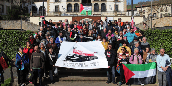 Basque groups launch campaign demanding CAF get off Israels apartheid train