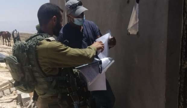 IOF delivers stop-work order against unfinished house in Sebastia