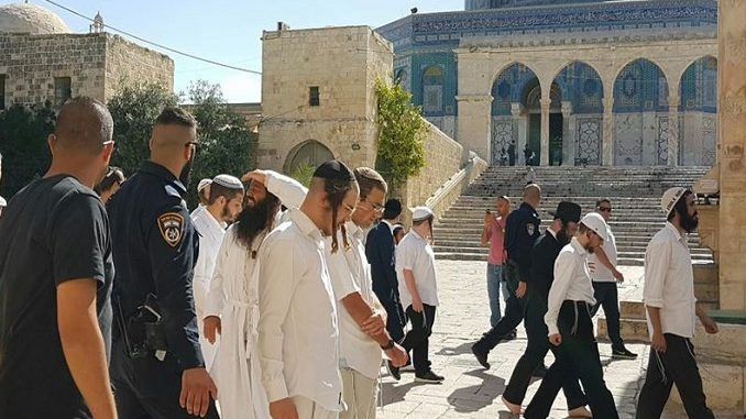 Dozens of Jewish Settlers Break into Al-Aqsa Mosque