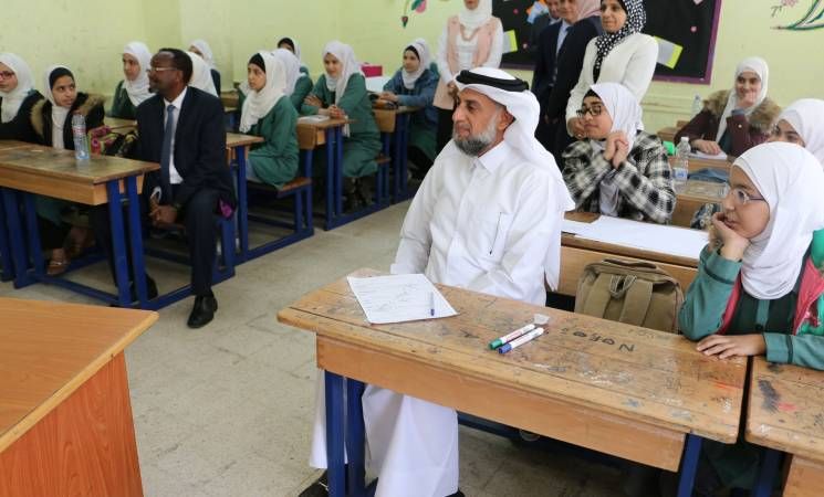 UN Secretary-Generals Humanitarian Envoy visits UNRWA Installations in Jordan