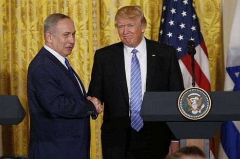Trump says he may travel to Israel for embassy move, Netanyahu calls out Iran