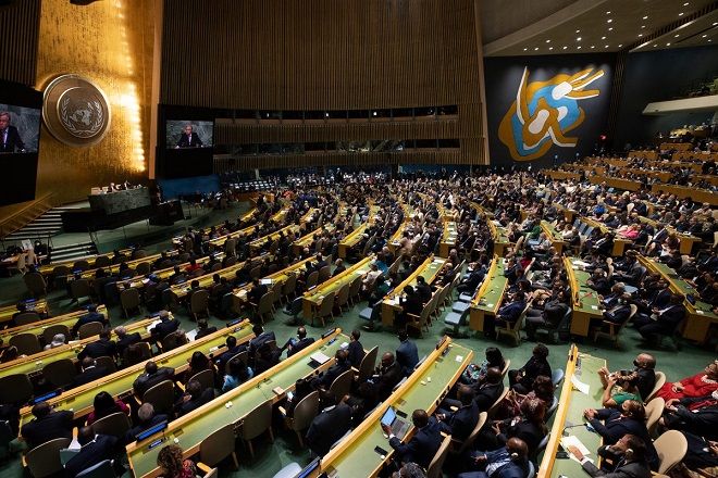 The UN's 'shared goal' excludes the Palestinians
