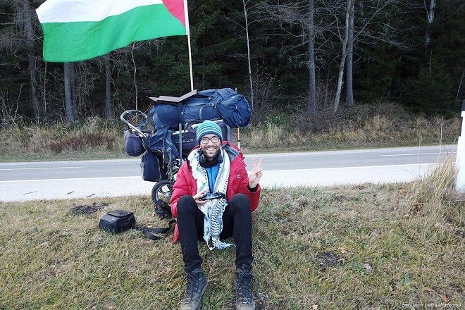 #WalkToPalestine activist Ladraa heads to Serbia