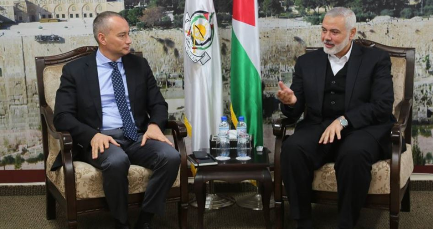 Haneyya, Mladenov discuss coronavirus impact on Gaza