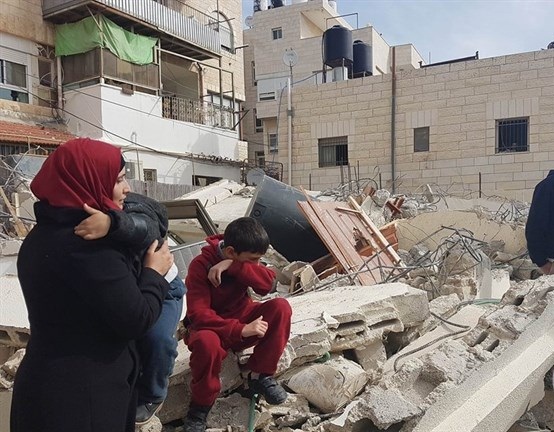 Israeli forces violently raid Palestinian home before razing it to the ground
