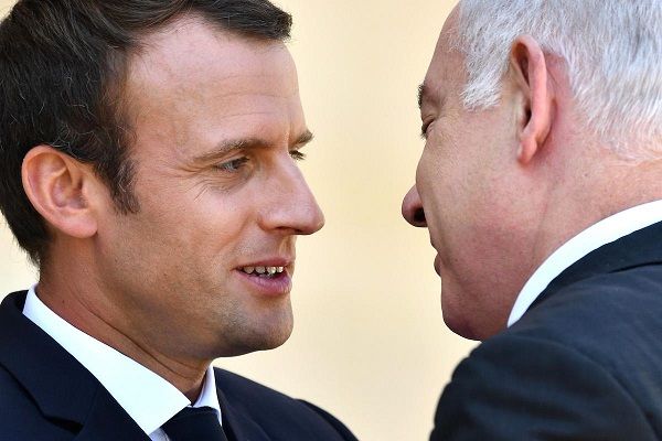 Israels Netanyahu tells Macron of doubts about US peace push