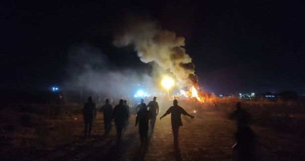 Palestinian injured during night protest in southern Nablus