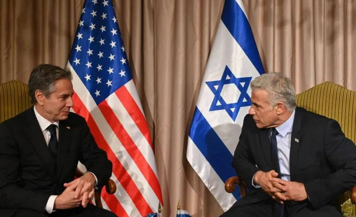 Blinken reaffirms need for two-state solution as he lands in Israel