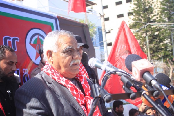 Nasser denounces the suppression of the peace march in the West Bank