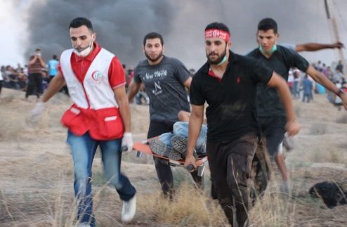 IOF shoots Palestinian on Gaza border