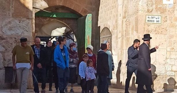 Dozens of Jewish settlers storm al-Aqsa