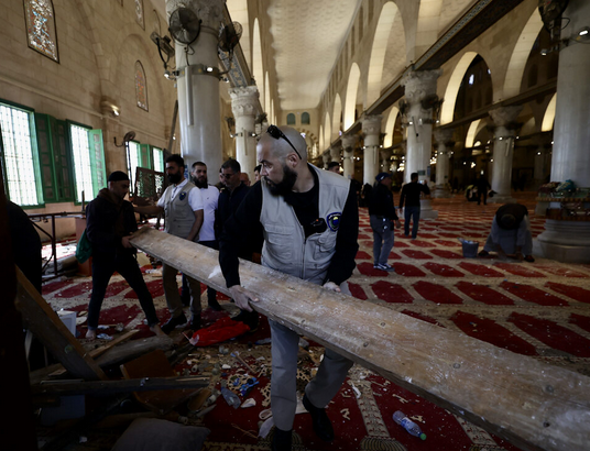 Over 150 Palestinians injured as Israeli police storm Al-Aqsa