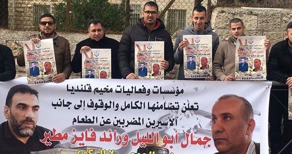 Pressures made for the release of Palestinian hunger striker