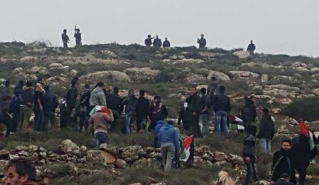 Dozens injured during clashes with IOF near Beita town