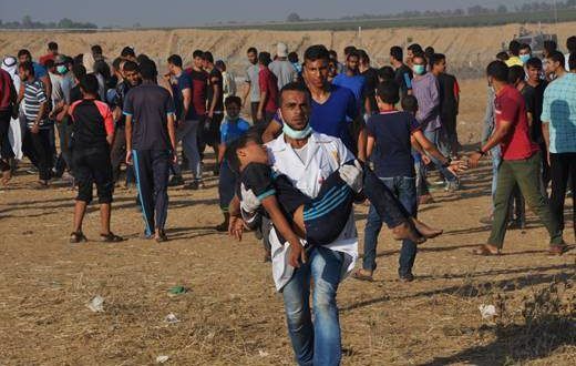 Israeli Forces Kill Palestinian injure 396 others along Gaza borders