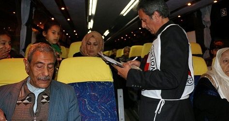 Tens of families from Gaza visit their relatives in Israeli prison