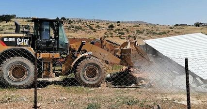 IOF demolishes Palestinian agricultural facilities in Jordan Valley