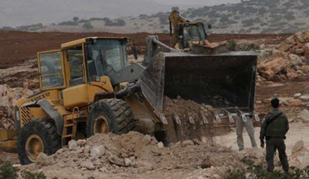 IOA razes unfinished house in J�lem, structures in JV