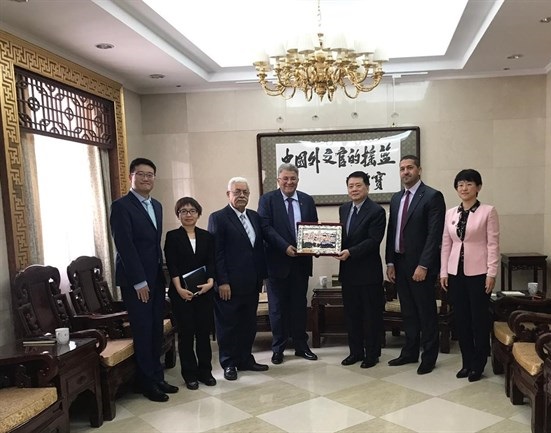 Presidents of Al-Quds, China Foreign Affairs Universities discuss cooperation